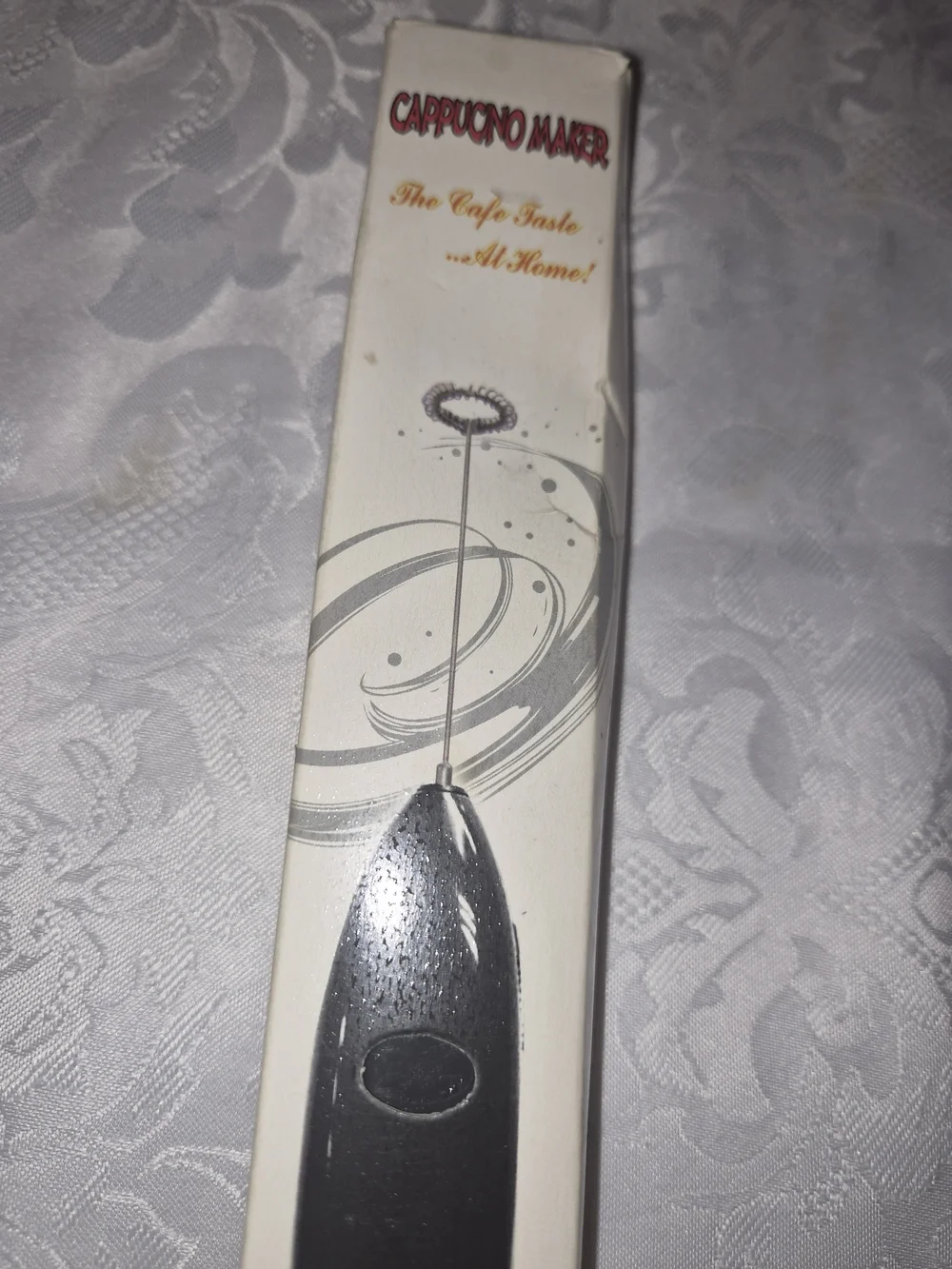 Cappuccino Maker Handheld Milk Frother - Silver